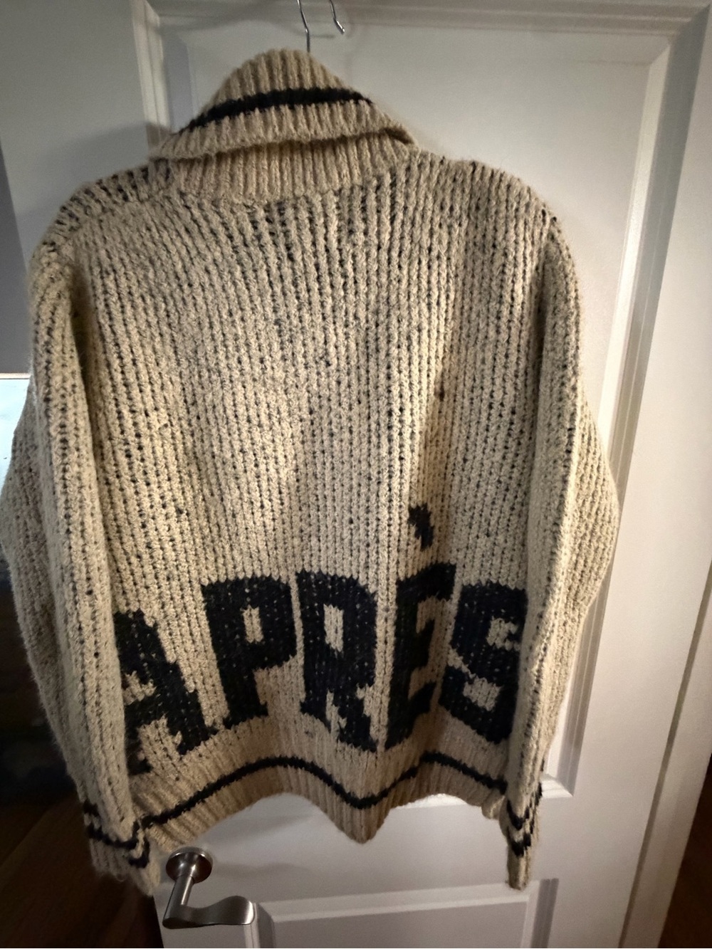NWT Bailey Rose Après Zip Cardigan Sweater Size Small Oatmeal